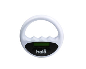 Halo reader for electronic  chip